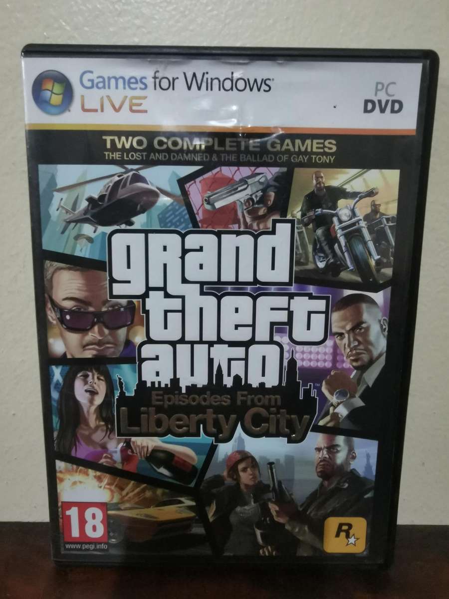 Grand Theft Auto Episodes from Liberty City on PC with Map and Booklet