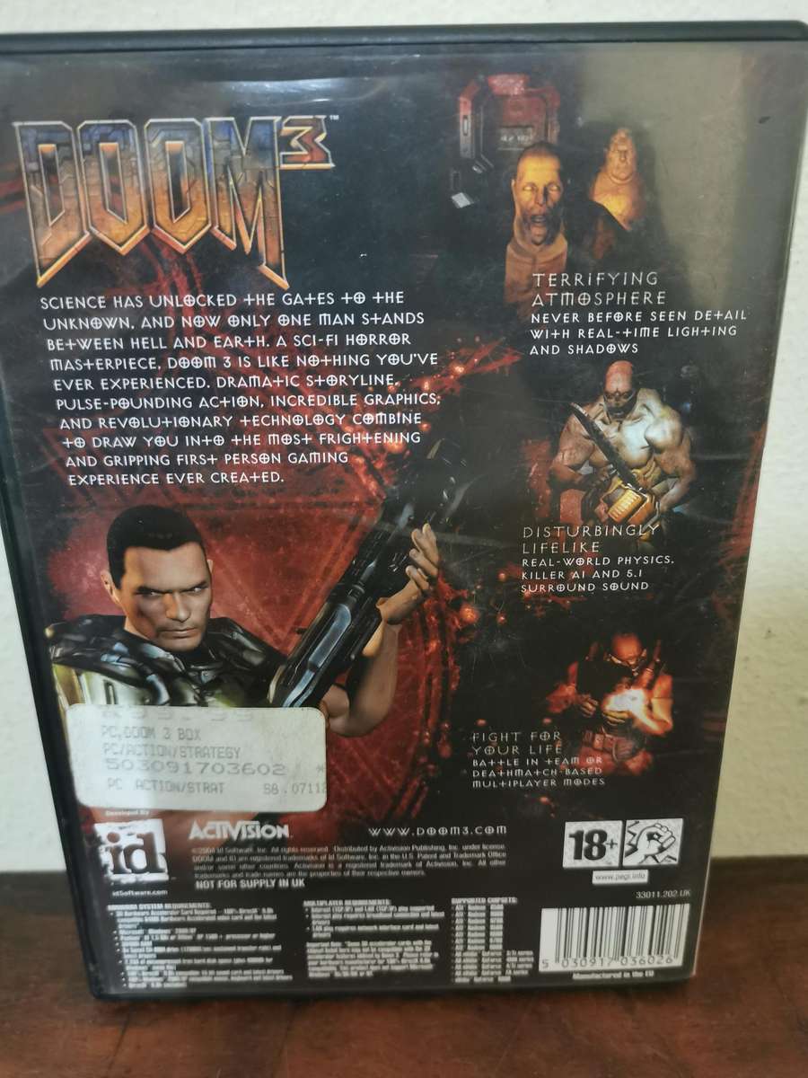 Doom 3 PC Game with Booklet