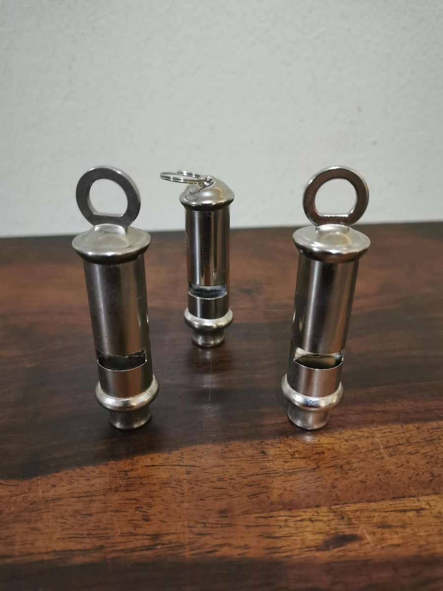 Police Whistle Set x3