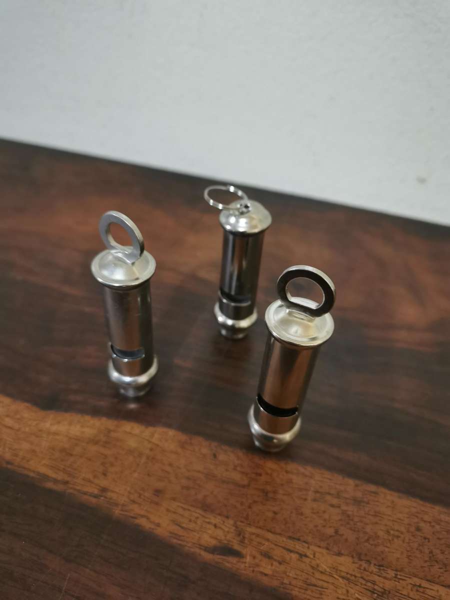 Police Whistle Set x3