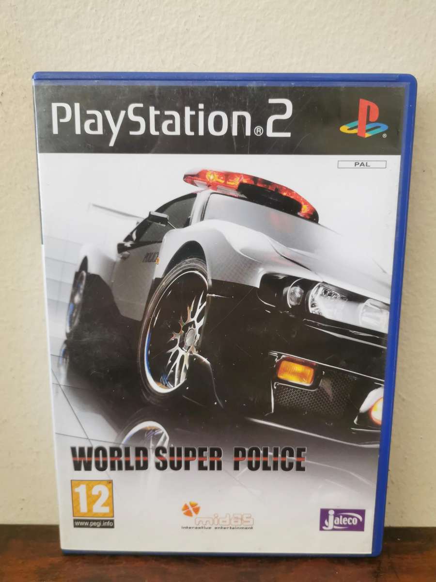 World Super Police - Rare PlayStation 2 Game with Booklet