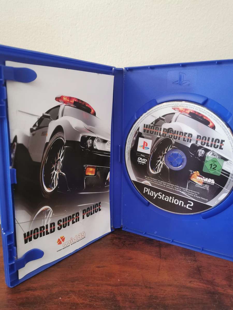 World Super Police - Rare PlayStation 2 Game with Booklet