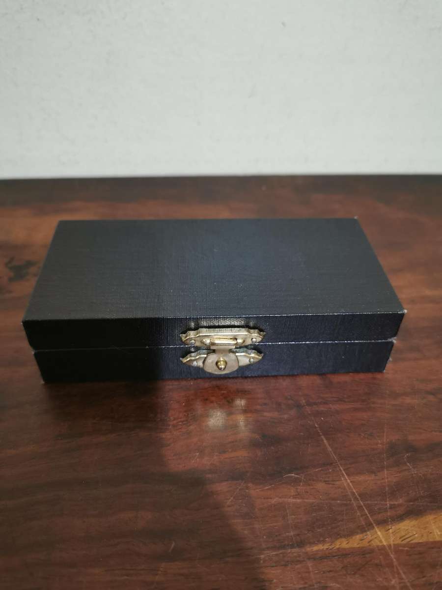 Miniature Electric Guitar Replica in Velvet Lined Wooden Case