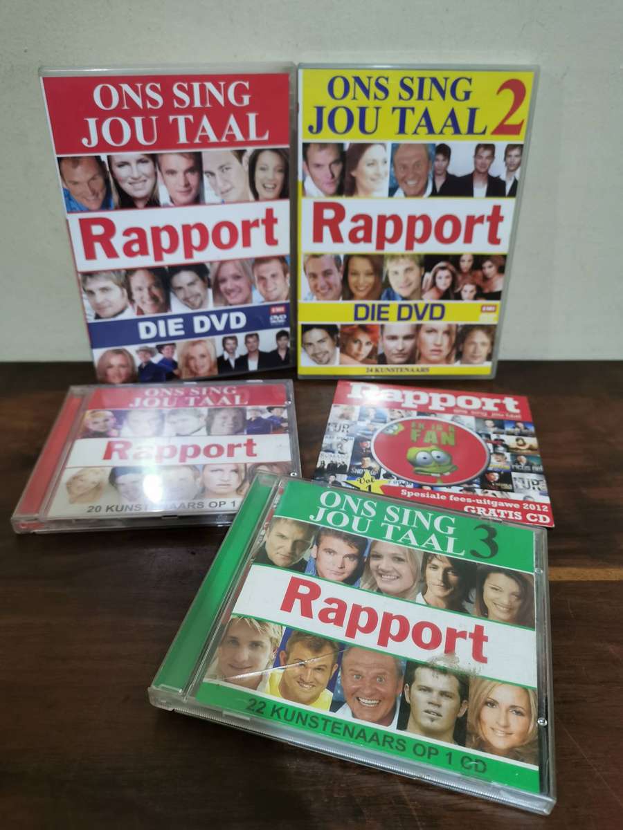 Rapport, Ons Sing jou Taal Music DVD and CD Collection
