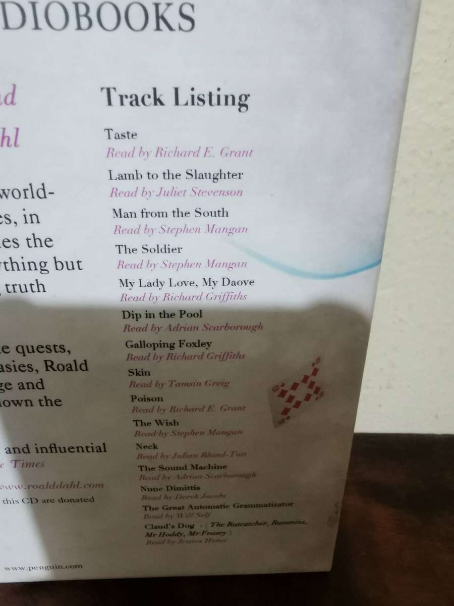 Roald Dahl Audio Book Box Set with 15 Tales on 11 Discs