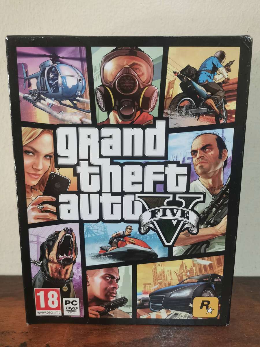 Grand Theft Auto 5 Box Set for PC Complete with Booklet and Map