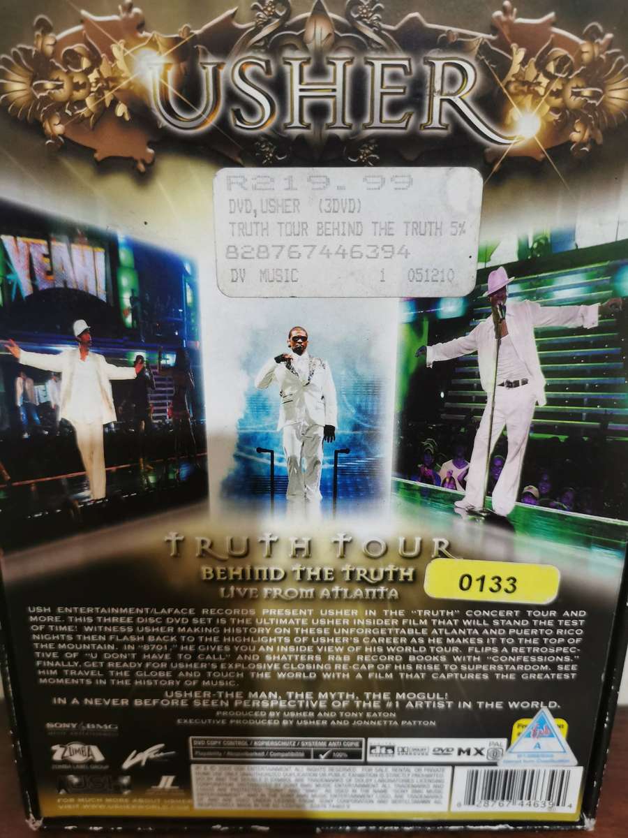 Usher Box Set - Truth Tour, 3-Disc DVD Set
