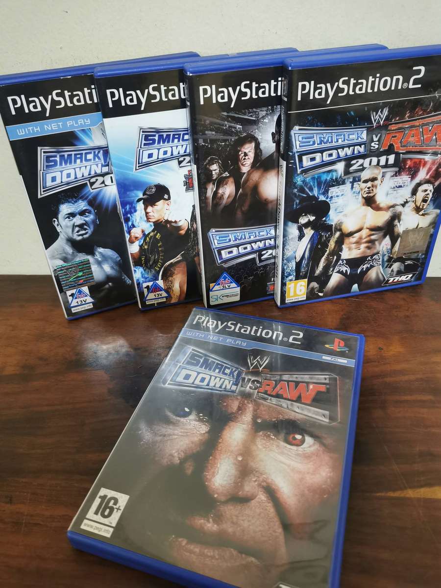 WWE PlayStation 2 Mega Game Collection with Booklets