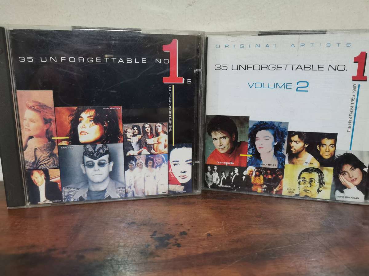 35 Unforgettable no 1's volume 1 AND 2 on CD
