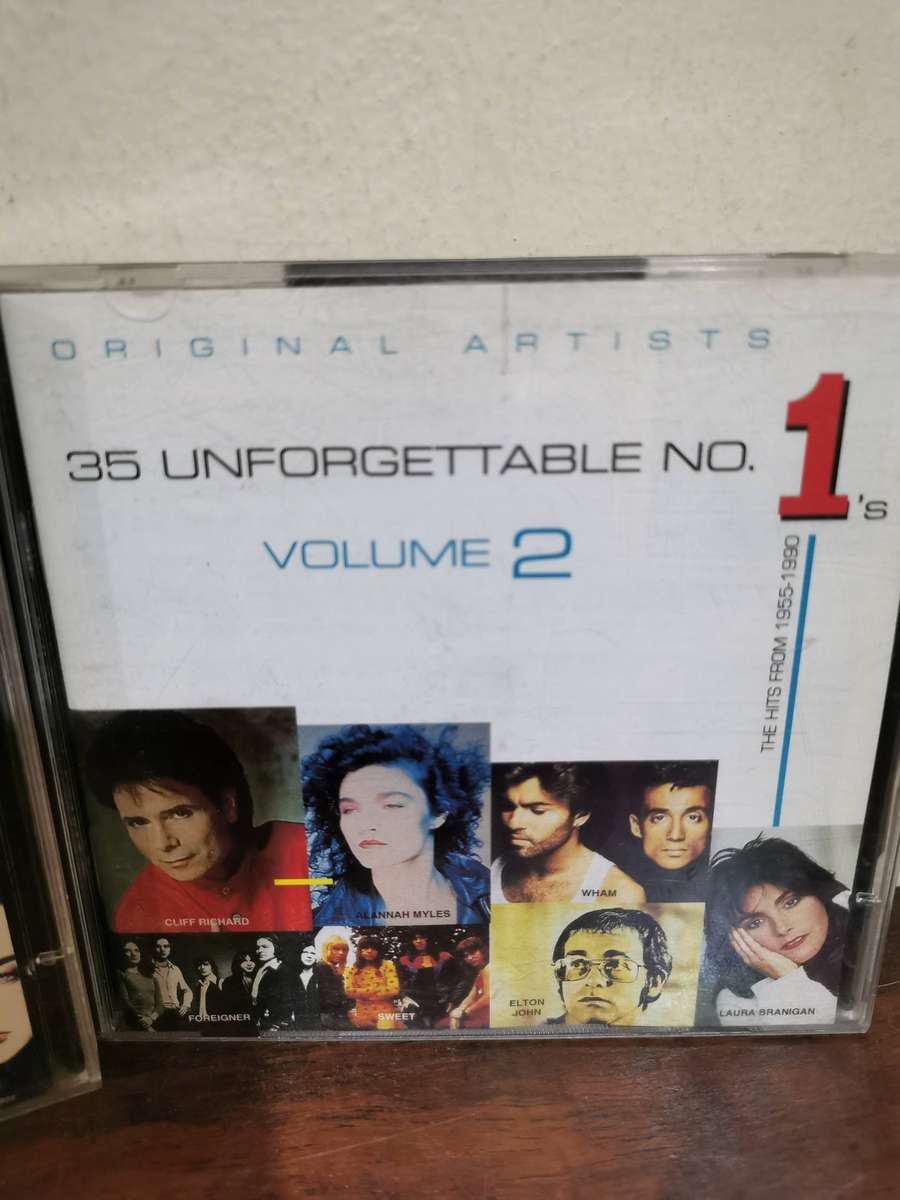 35 Unforgettable no 1's volume 1 AND 2 on CD