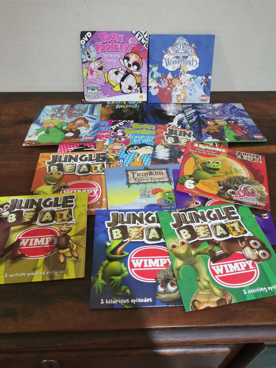 Collection of Promotional DVDs from Shell, Wimpy, KFC and Spur x16 Individuals