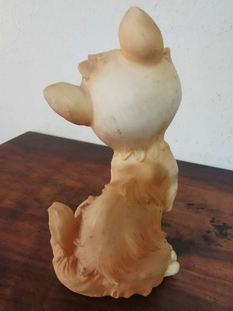 Adorable Winking Cat Ceramic Ornamental Figurine