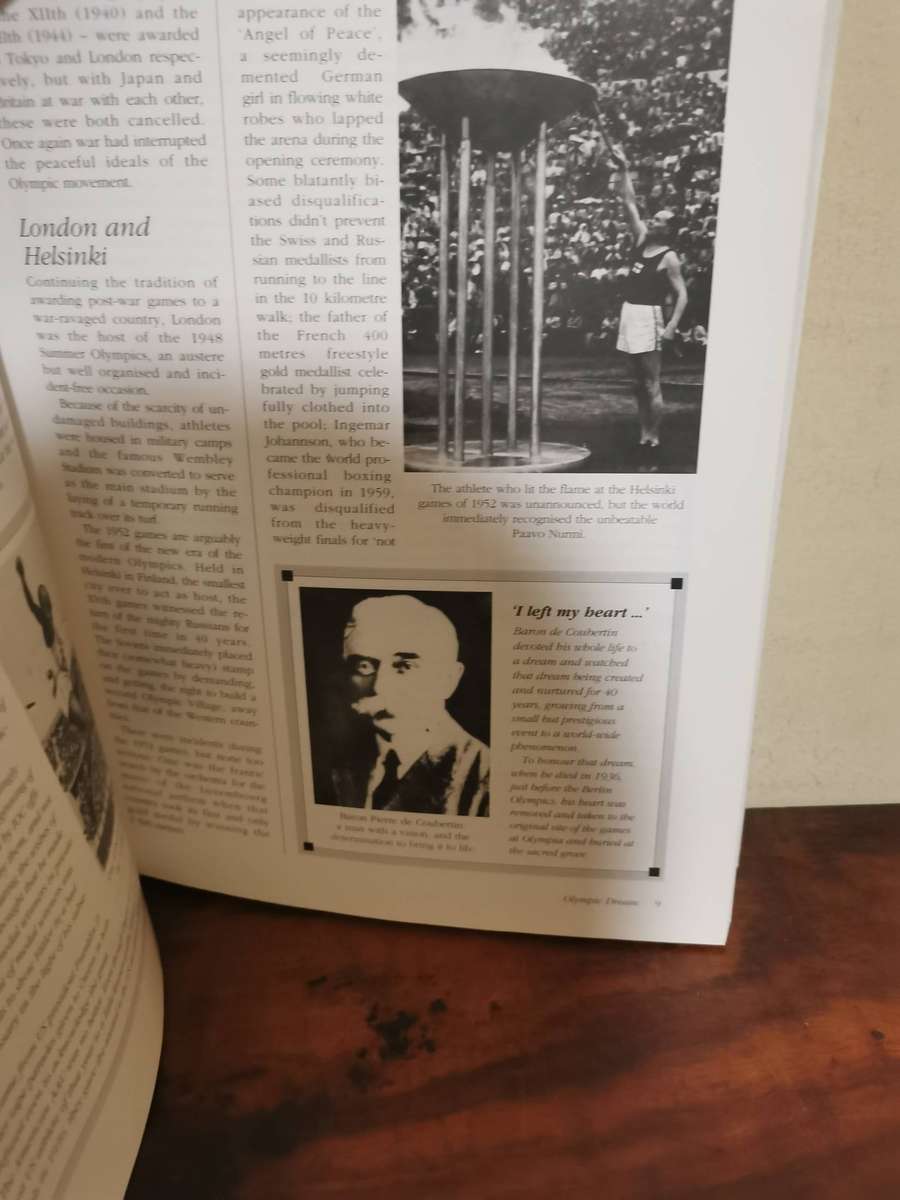 Olympic Dream, The South African Connection Hardcover Book