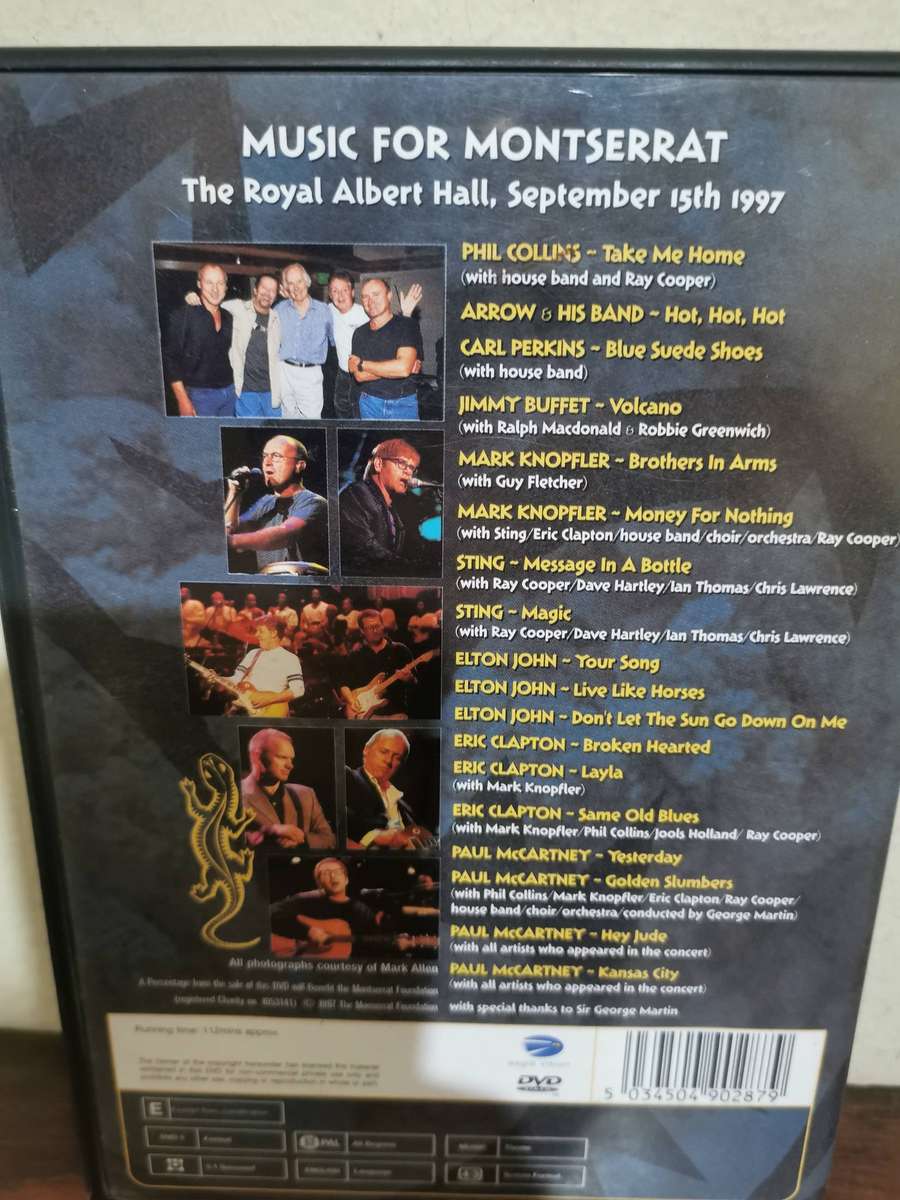 Music for Montserrat - Amazing Music DVD