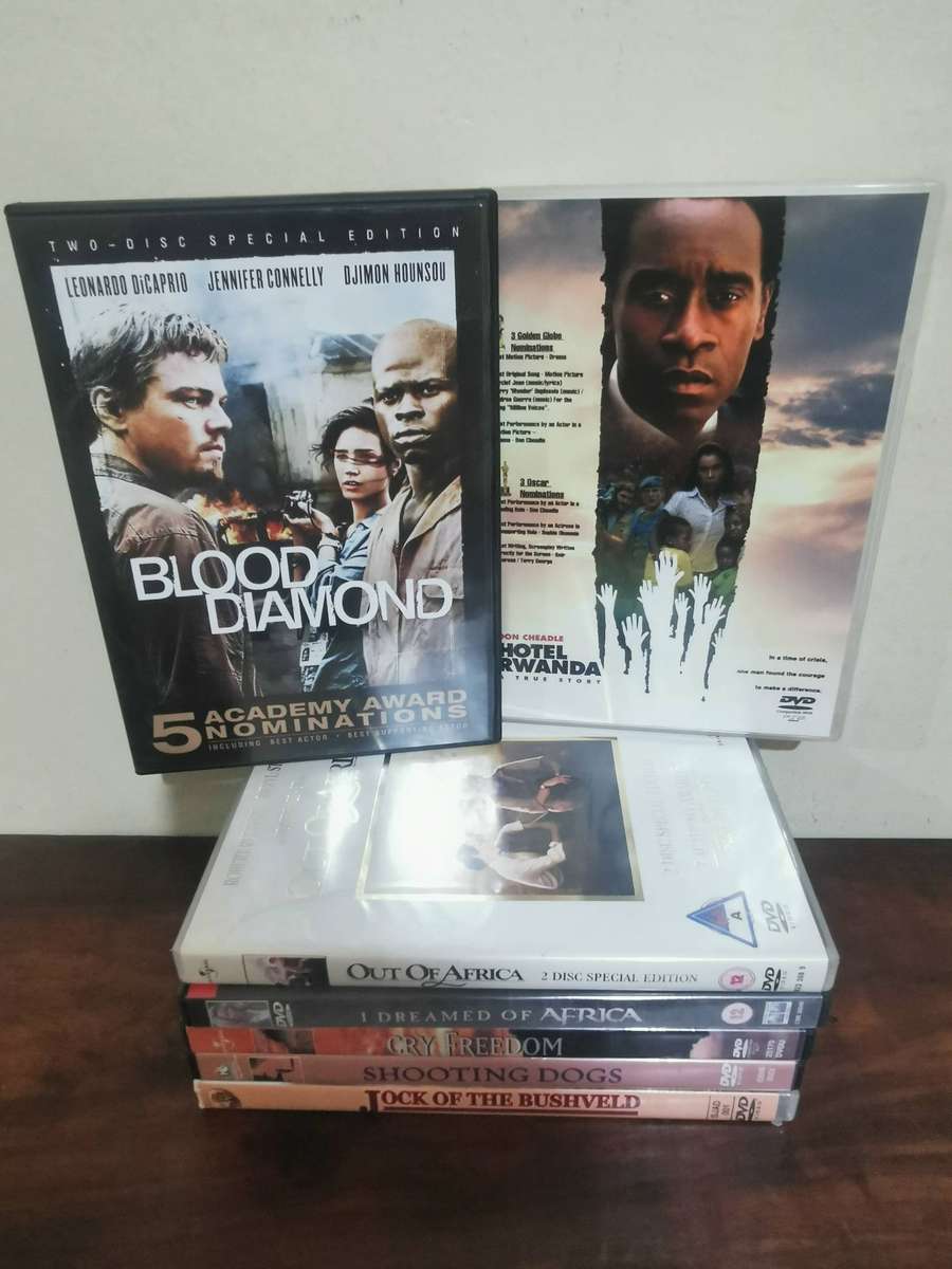 The 7 Best Films about Africa of all Time on DVD - see pics for titles