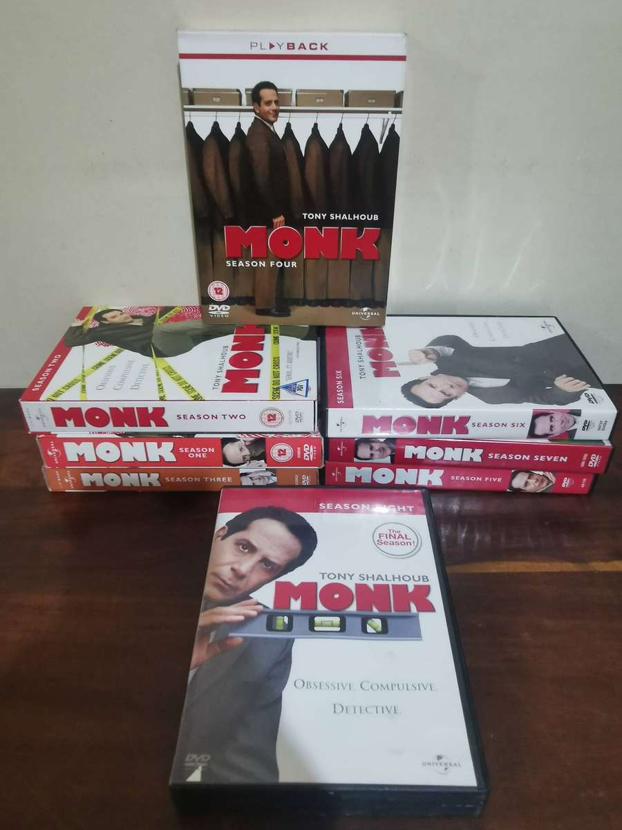 Monk - Seasons 1-8, the Complete Series on DVD