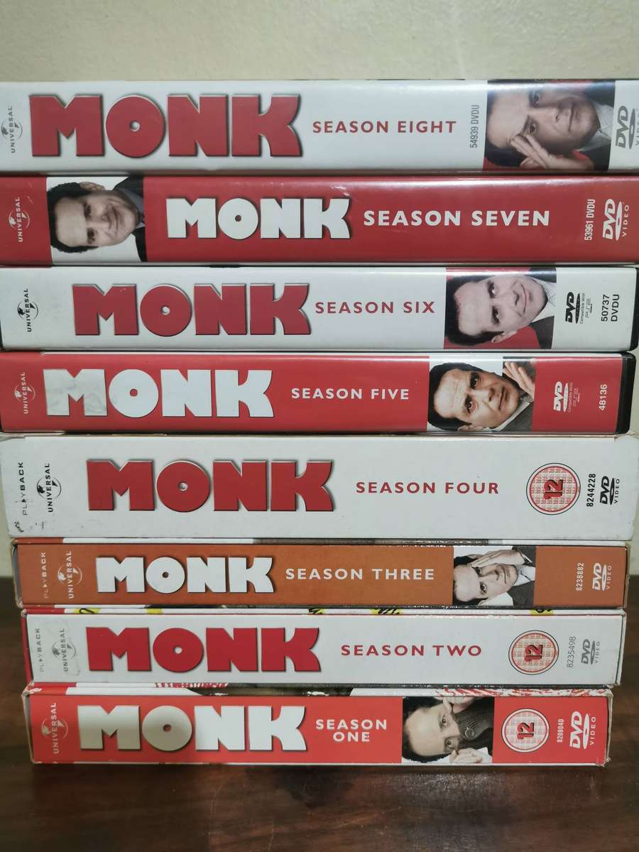 Monk - Seasons 1-8, the Complete Series on DVD