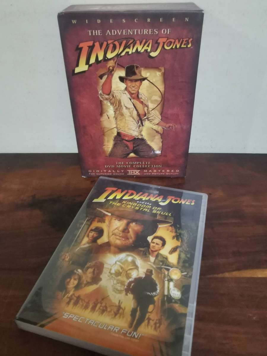 Indiana Jones Trilogy Box Set PLUS Kingdom of the Crystal Skull on DVD
