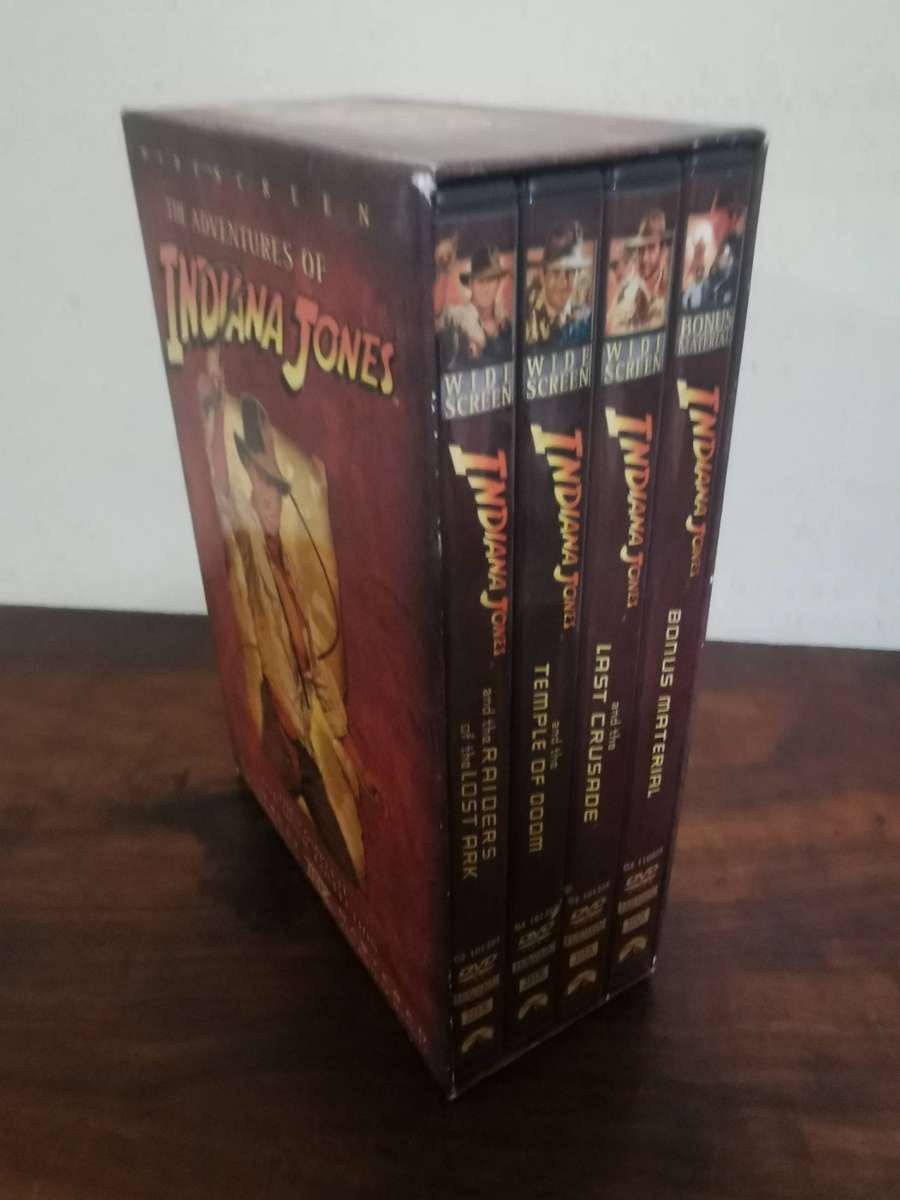 Indiana Jones Trilogy Box Set PLUS Kingdom of the Crystal Skull on DVD
