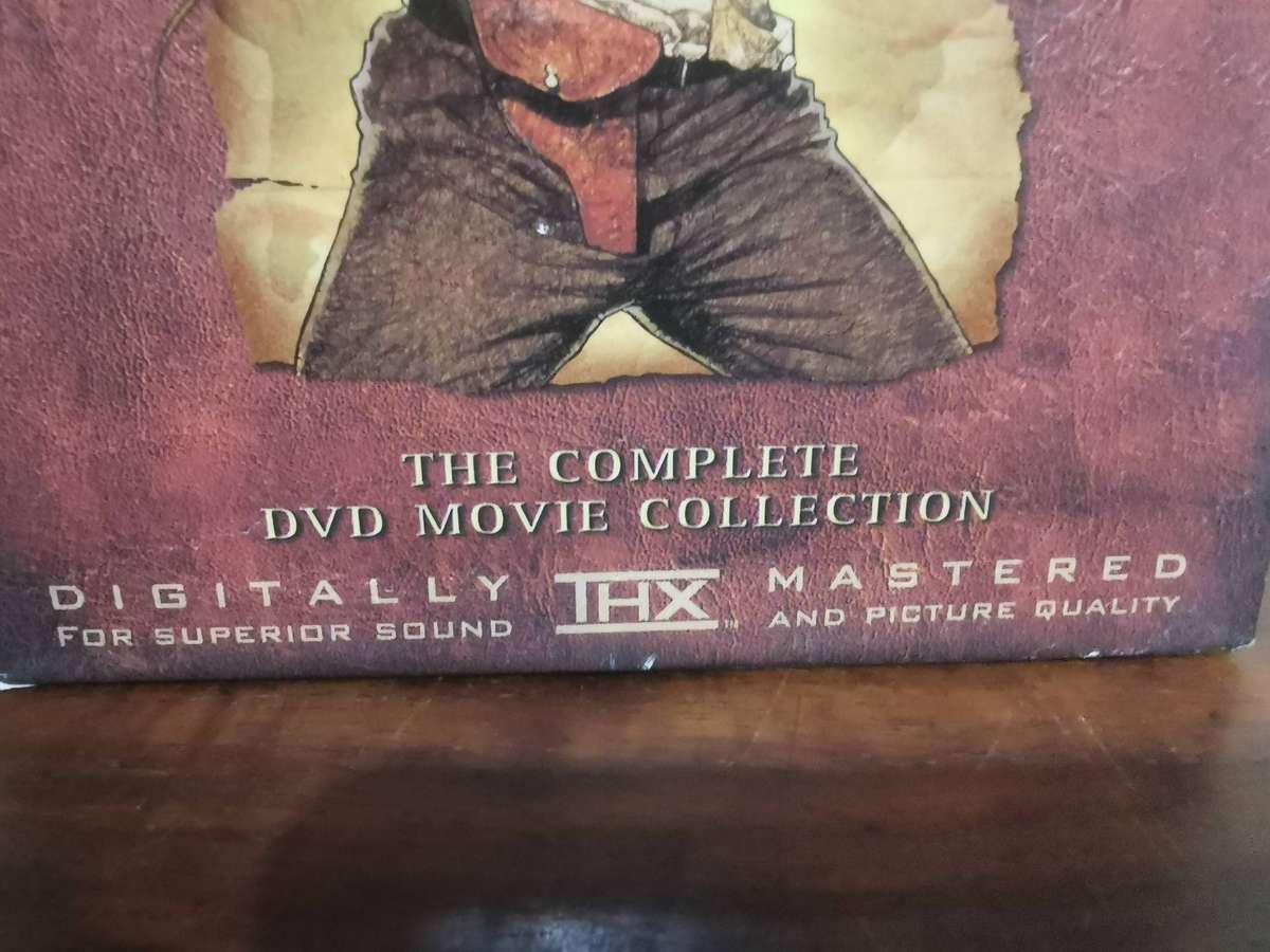 Indiana Jones Trilogy Box Set PLUS Kingdom of the Crystal Skull on DVD