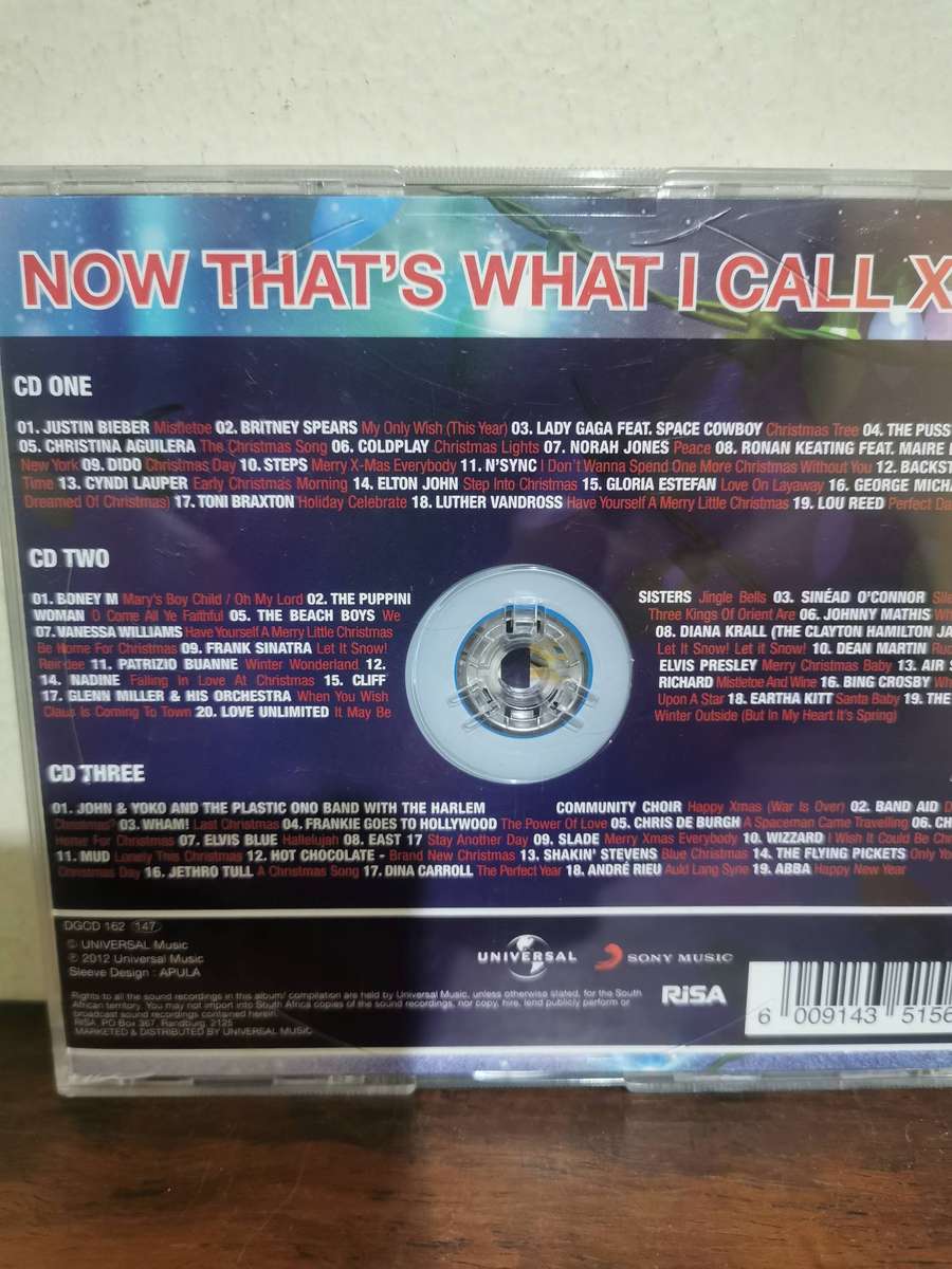 NOW Xmass - 3 CD Christmas Music Compilation Album