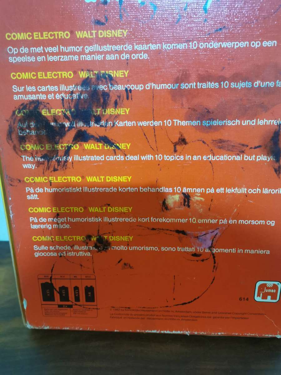 1983 Disney Electro Comic by Jumbo - works