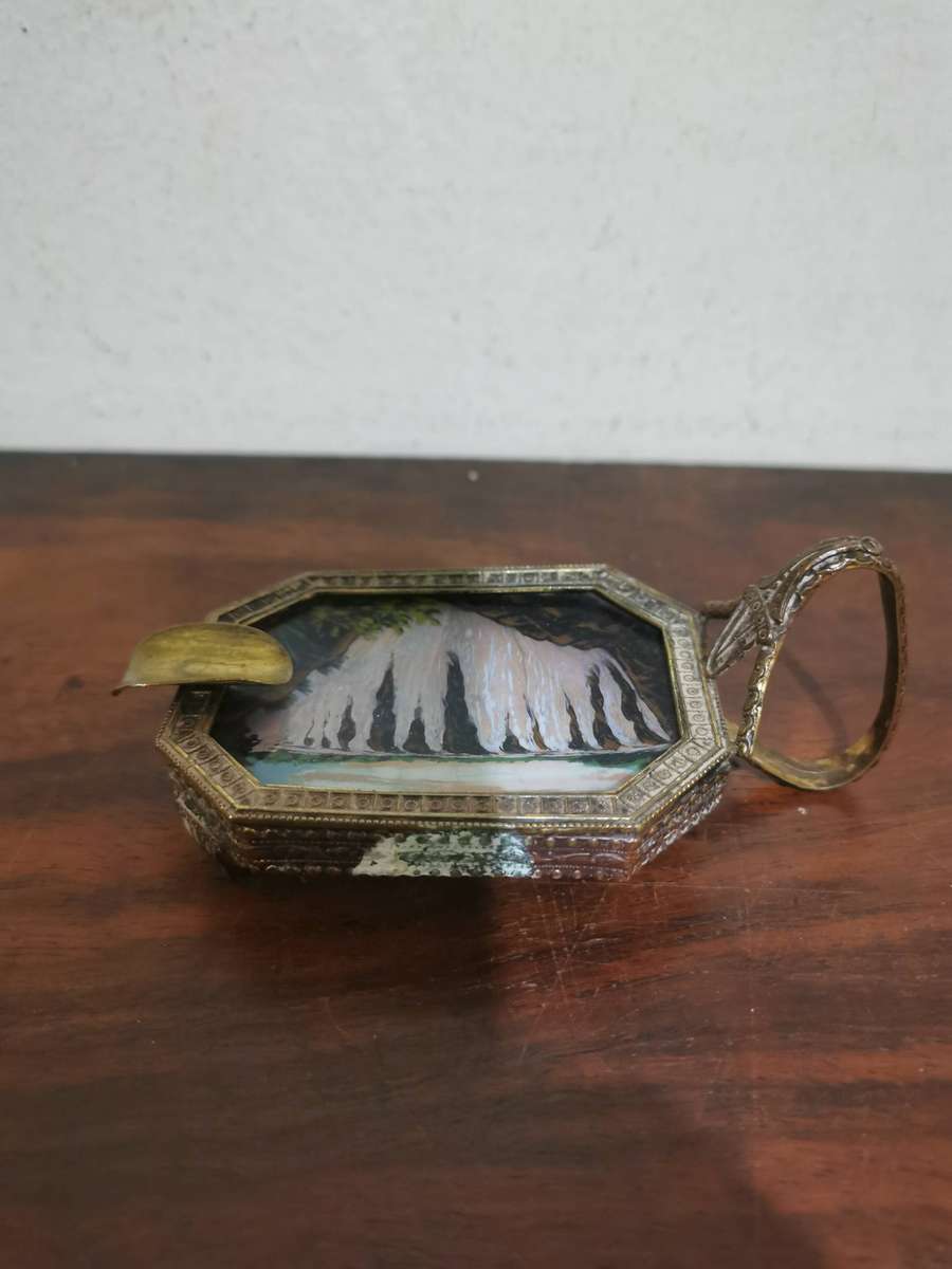 Vintage Brass Portable Ashtray