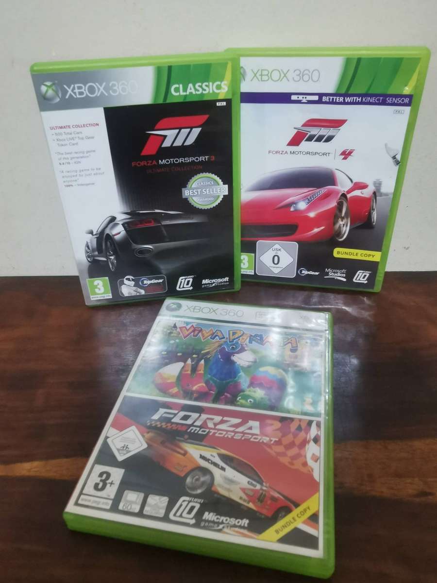 Forza Motorsport Game Collection on Xbox 360 with Booklets