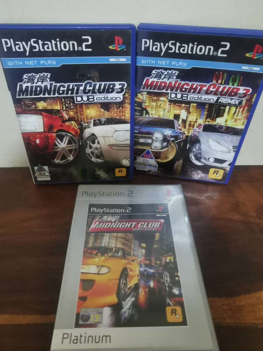 Midnight Club PlayStation 2 Game Collection with Booklets