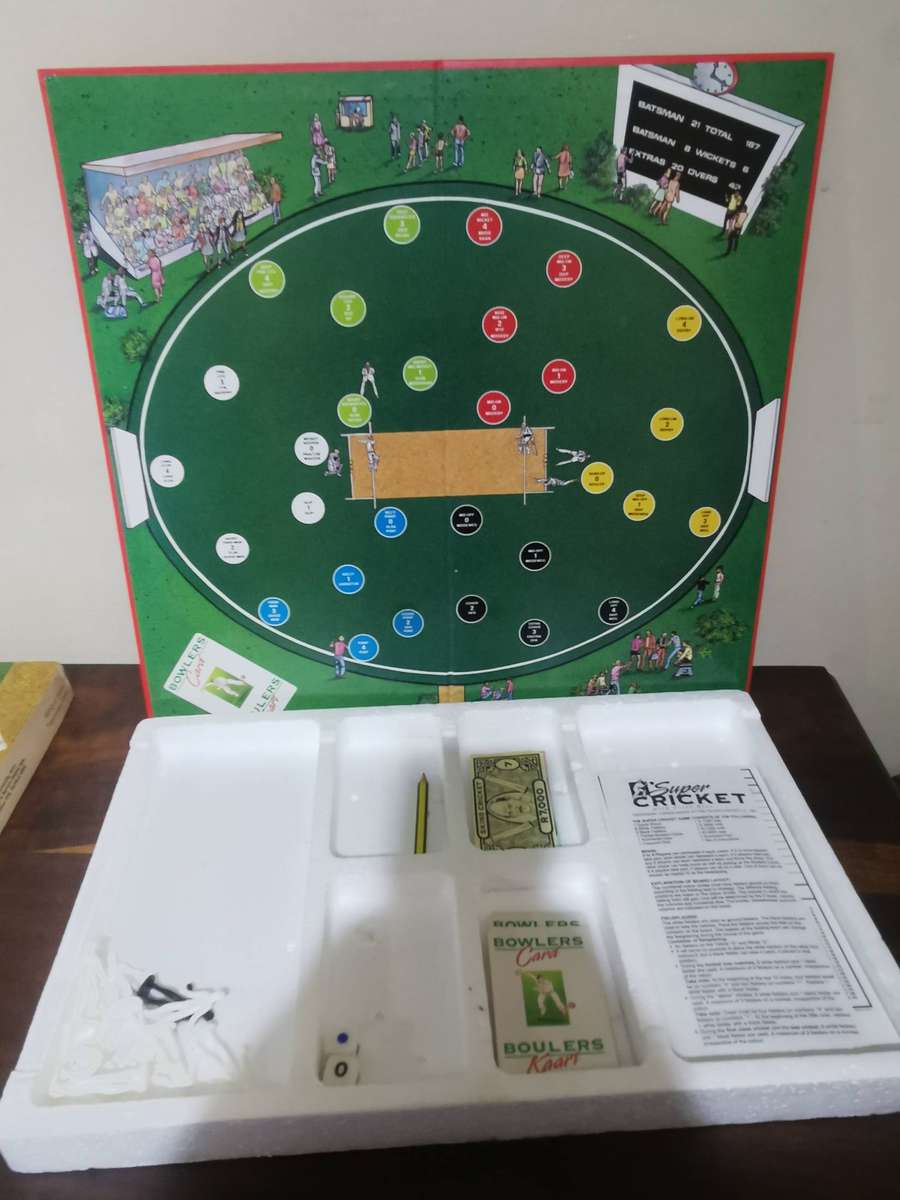 Super Cricket with Clive Rice, Vintage Boardgame