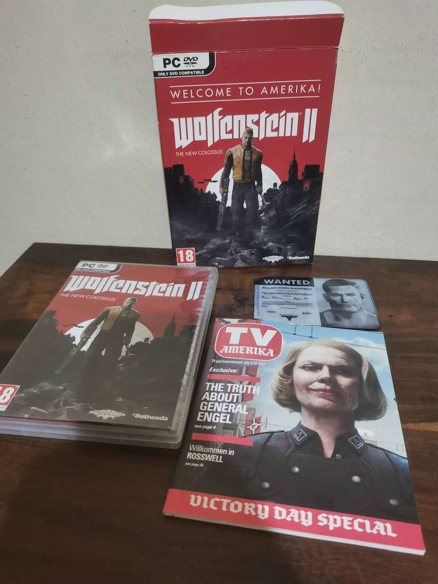 Wolfenstein 2, The New Colossus Box Set PC Game