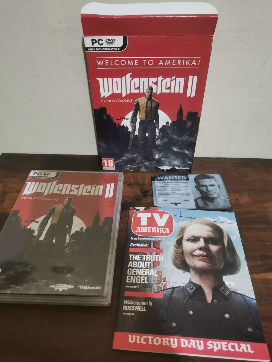 Wolfenstein 2, The New Colossus Box Set PC Game