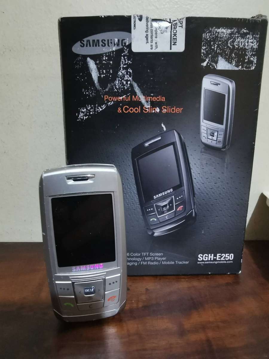 Samsung SGH-E250 Cell Phone with Original Box and Charger