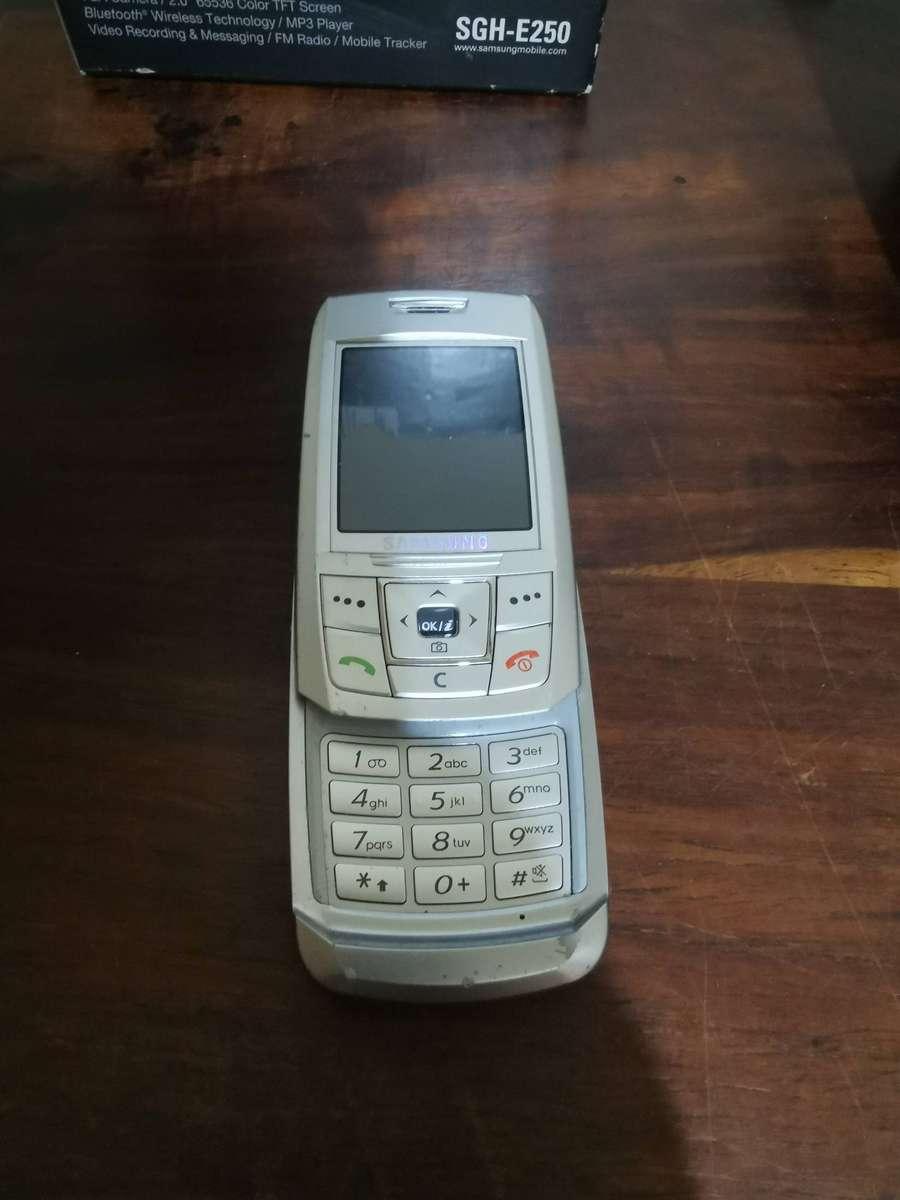 Samsung SGH-E250 Cell Phone with Original Box and Charger