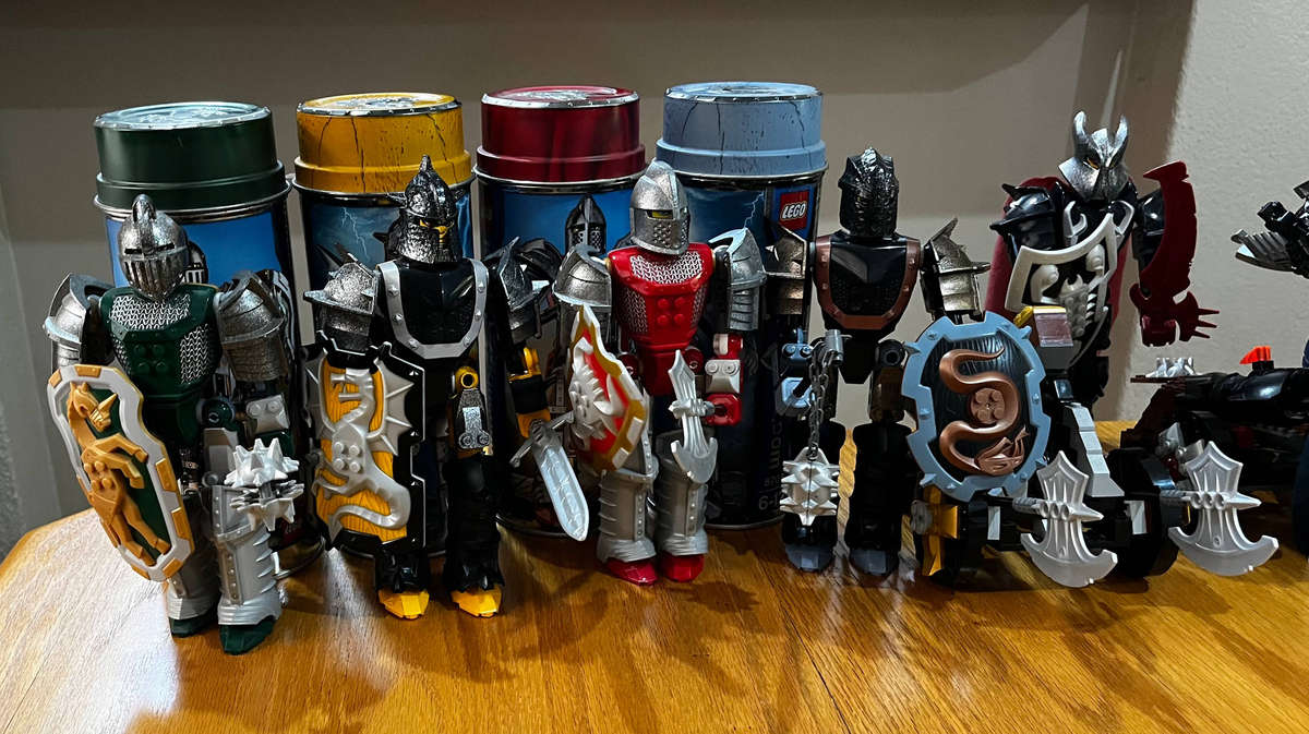 Lego Bionicles and Knights