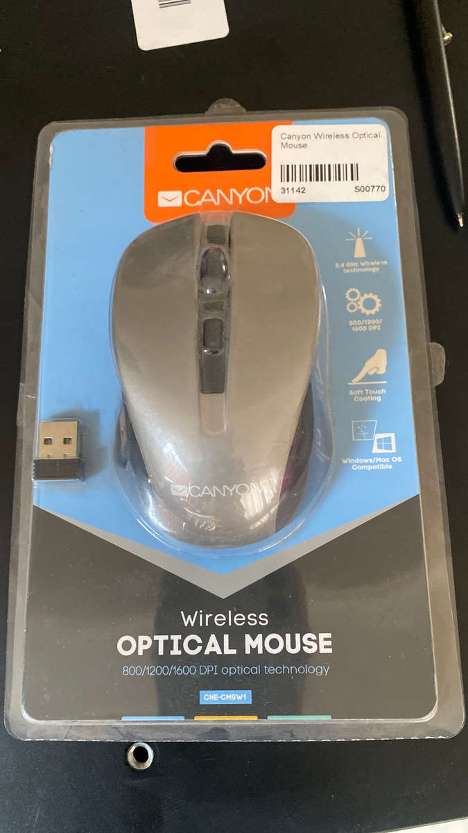 Mouse CANYON CNE-CMSW1 wireless (grey)