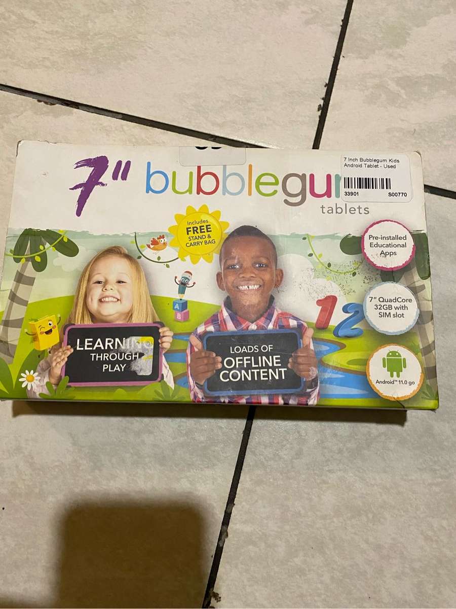 Bubblegum Junior 7" EduTab Sim Edition Tablet