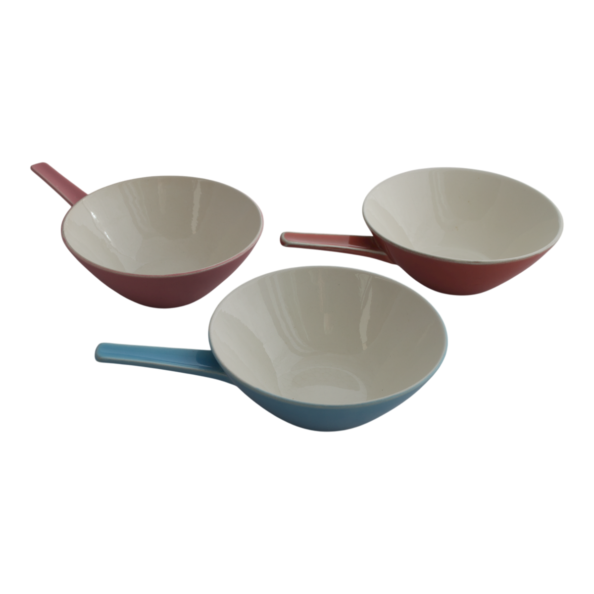 Villeroy & Boch Set of 3 Handled Ceramic Sauce Dishes / Mini Casserole Bowls