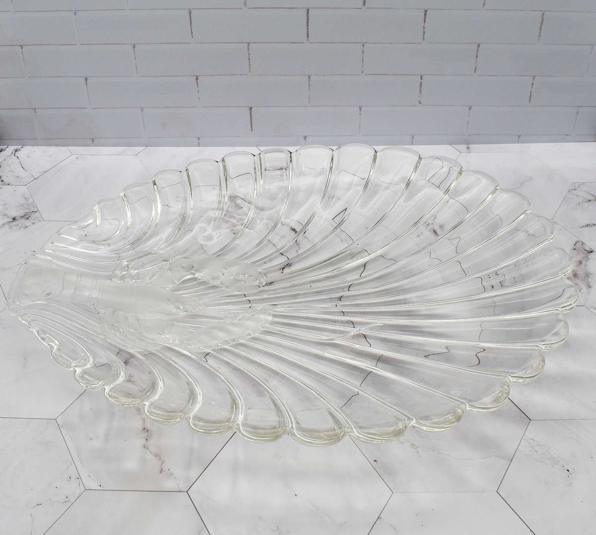 Large Lobster Glass Dish