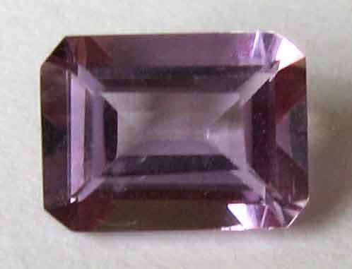 1.40 cts. Amethyst Emerald cut  8.00 x 6.00mm