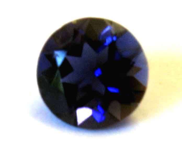 7.00 mm Round Genuine  Iolite 0.76 ct