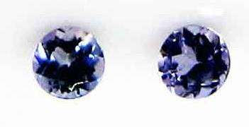 3.20 mm round Faceted  Tanzanite 0.29cts./ 2 pices