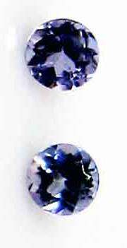 3.20 mm round Faceted  Tanzanite 0.29cts./ 2 pices