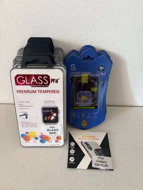 Camera / Watch Glass Screen Protector  - OBSOLETE STOCK  -  18 ITEMS
