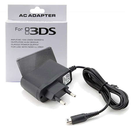 Nintendo 3DS Compatible Charger Adapter - Black