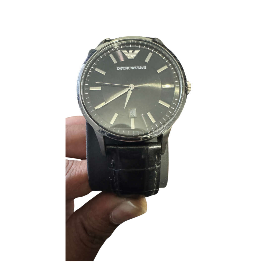 Emporio Armani Renato Black Mens Watch
