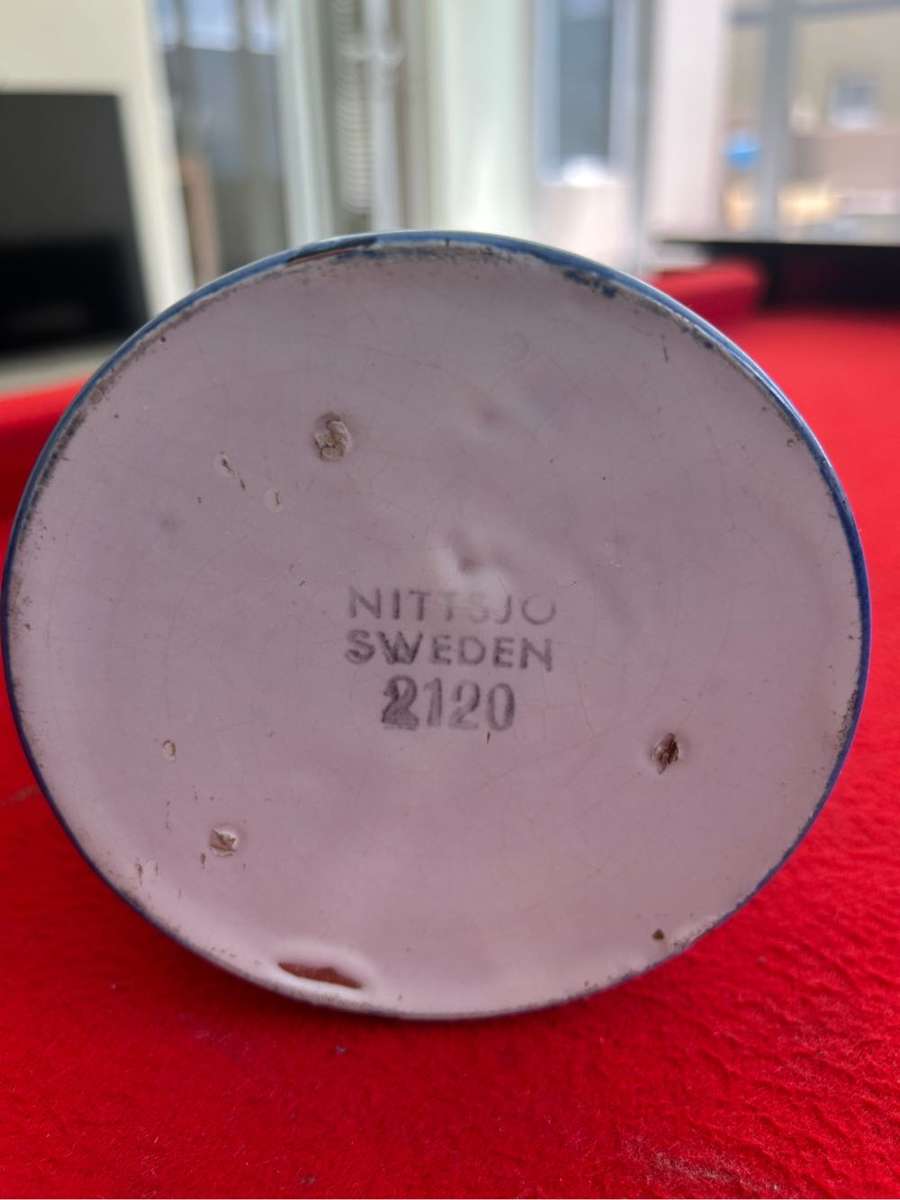 Nittsjo Sweden Pottery - Vase