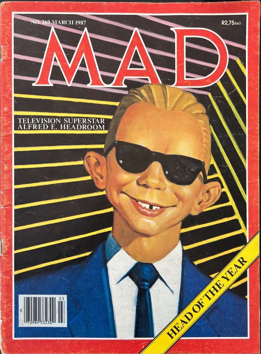 Mad Head of the Year No. 269 March 1987