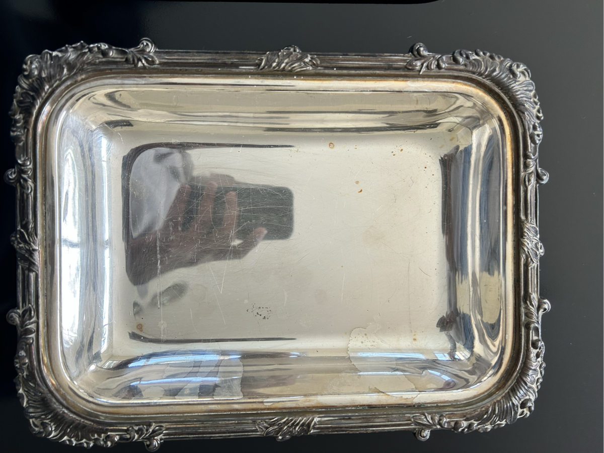 Two Silver Plated EPNS Serving Dishes #122