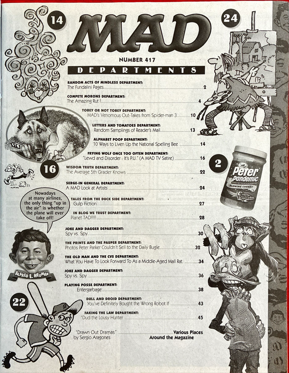 Mad Magazine Comics (X5)